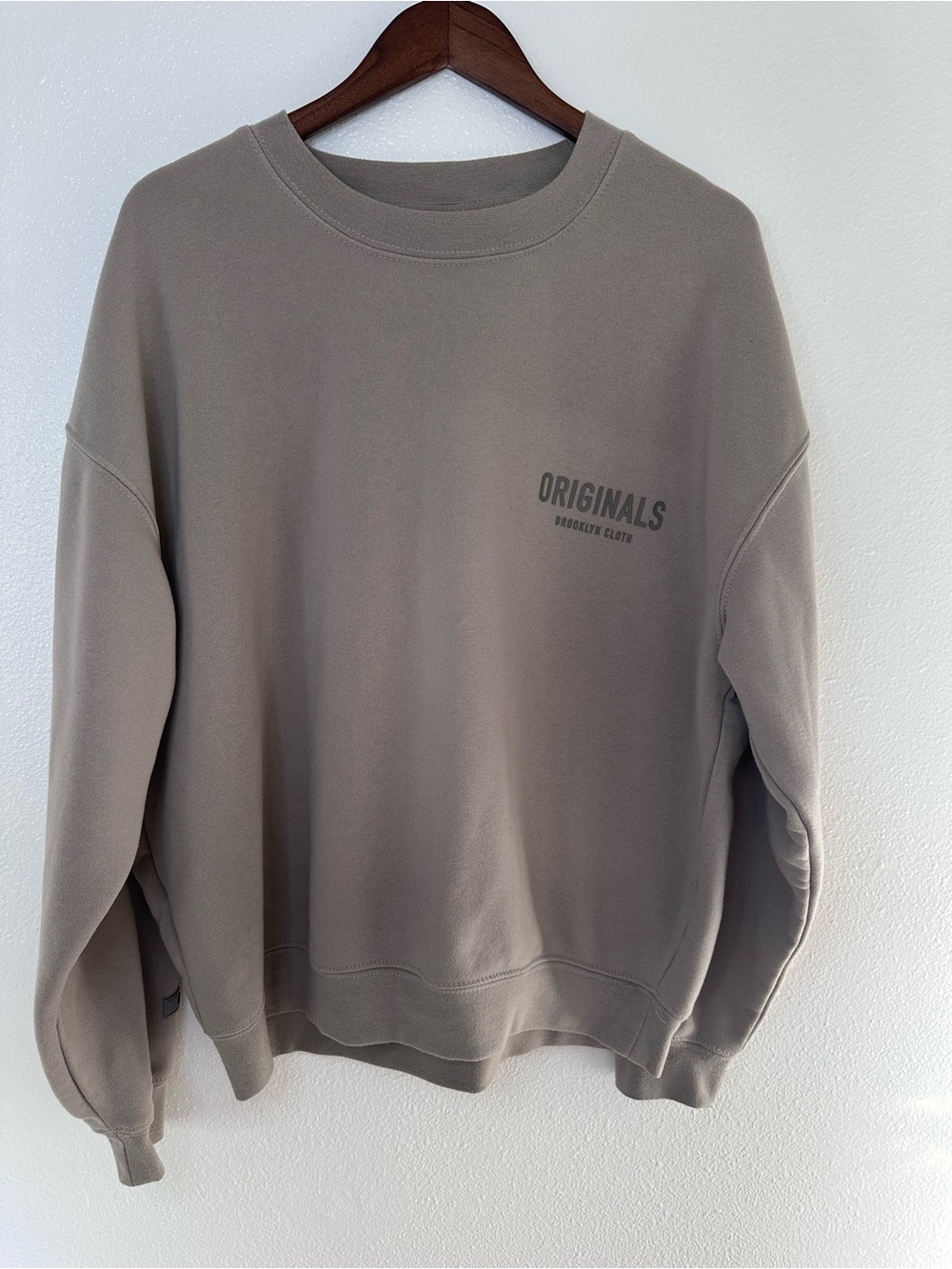 Brooklyn Cloth Originals Crewneck Sweatshirt - Taupe